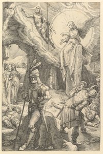 La Résurrection, de La Passion du Christ, 1596 - Hendrik Goltzius