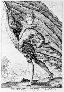 Le grand porte-drapeau - Hendrik Goltzius