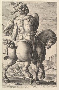 Titus Manlius, de la série Les Héros Romains, 1586 - Hendrik Goltzius