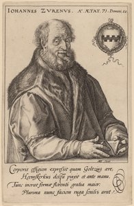 Johannes Zurenus (Jan van Zuren) - Hendrik Goltzius after Maerten van Heemskerck