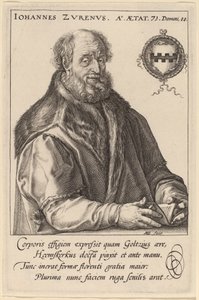 Johannes Zurenus (Jan van Zuren) - Hendrik Goltzius after Maerten van Heemskerck