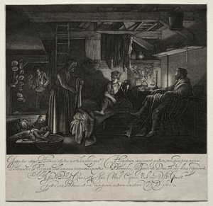 Jupiter et Mercure chez Philémon et Baucis - Hendrik Goudt