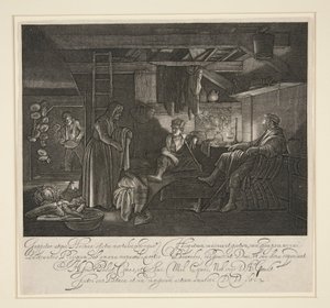 Jupiter et Mercure dans la maison de Philémon et Baucis - Hendrik Goudt