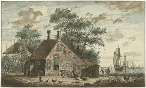 Ferme au bord d