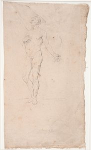 Étude de modèle masculin, debout - Hendrik Krock