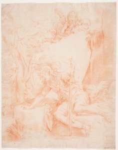 Narcisse à la source (Ovide, Mét. III, 415) - Hendrik Krock