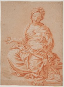Femme assise avec turban