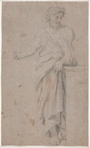 Homme debout. Étude d