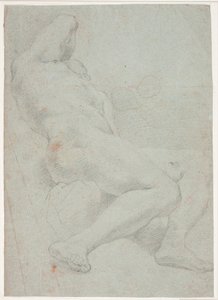 Étude de modèle masculin allongé