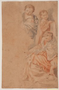 Trois figures féminines. Étude d