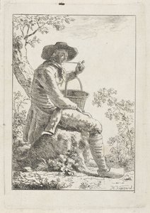 Paysans fumant - Hendrik Kuipers