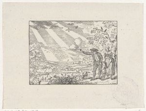 Homme et femme enseignant à un garçon différentes espèces animales - Hendrik Numan