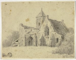 Église de campagne en ruines