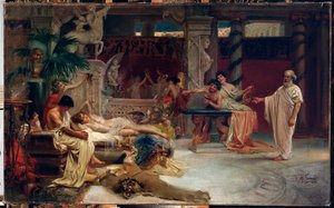 Socrate cherchant Alcibiade dans la maison d