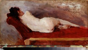 Un modèle au repos - Henryk Siemiradzki