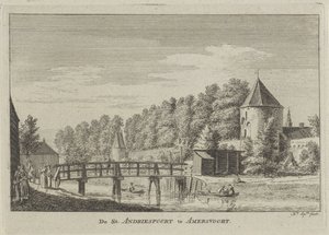 Vue de la porte Saint-André à Amersfoort - Hendrik Spilman