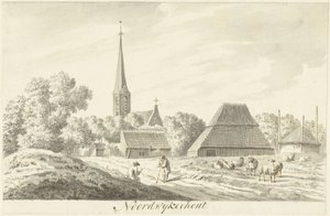 Vue du village de Noordwijkerhout - Hendrik Tavenier