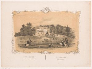 Vue de la propriété Sonsbeek - Hendrik Wilhelmus Last (attributed to)
