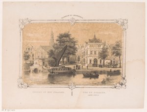 Vue sur le Spaarne avec la grue et la Waag (Gezigt op het Spaarne) - Hendrik Wilhelmus Last