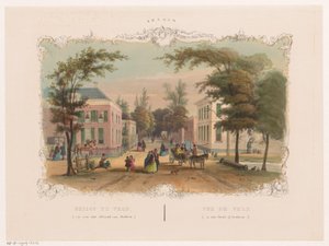 Straat in Velp bij Arnhem - Hendrik Wilhelmus Last