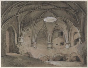 Partie du Spanjaardshol sur le Vreeburg à Utrecht - Hendrik Willem Cramer