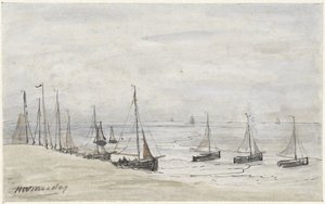 Barques de pêcheurs sur la plage
