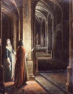 Figures dans une église - Hendrik the Younger Steenwyck