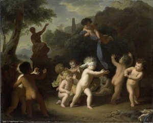 Putti jouant - Hendrik van Limborch
