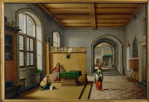 Jésus dans la maison de Marthe et Marie de Béthanie ...