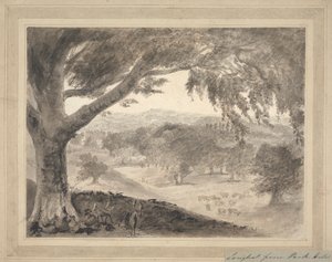 Longleat depuis Park Hill - Heneage Finch fourth Earl of Aylesford