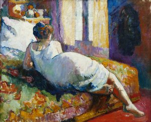 Jeanne en chemise