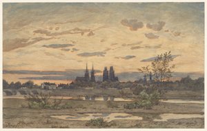 Vue de Moulins - Henri-Joseph Harpignies
