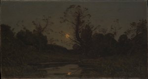 Lever de lune - Henri-Joseph Harpignies