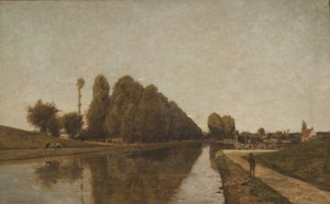 Le Canal de Briare - Henri Joseph Harpignies