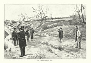 Le duel Gambetta-Fourtou (gravure)