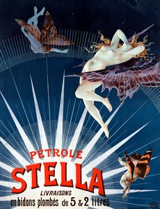 Affiche Vintage Petrole Stella - Henri  Gray