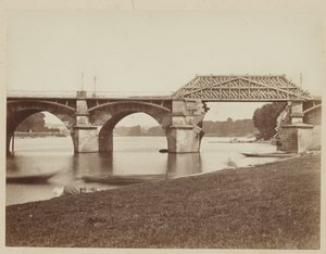 Le Pont de Saint-Cloud après la guerre franco-prussienne - Henri Bevan