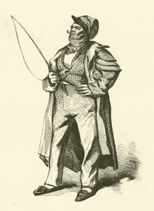 Le conducteur de coucou (gravure) - Henri Bonaventure (after) Monnier