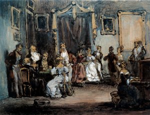 Une soirée chez Madame X - Henri Bonaventure Monnier