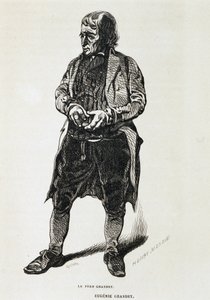Le père Grandet - dans "Eugénie Grandet" de Balzac, ill. Henri Monnier, édition originale de 1843 - Henri Bonaventure Monnier