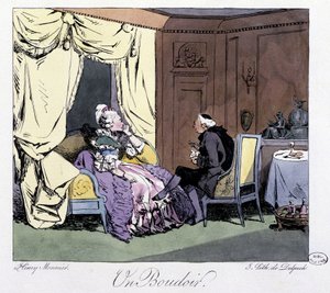 Un boudoir au XVIIIe siècle - dans « Jadis et aujourd
