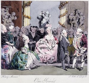 Une soirée (18e siècle) - dans « Jadis et aujourd