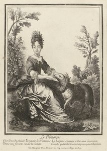 Printemps (Personnifications des quatre saisons) - Henri Bonnart (possibly)