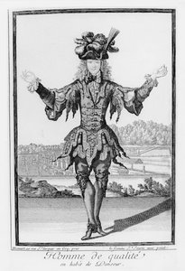 Homme de qualité, habillé en danseur