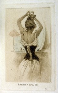 Une femme se préparant pour un bal - Henri Boutet