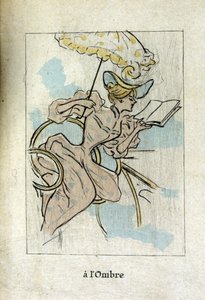 Une femme lisant