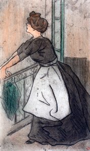 Femme de chambre, vers 1871-1919 - Henri Boutet