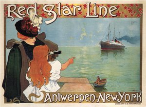 Red Star Line, 1899 - Henri Cassiers