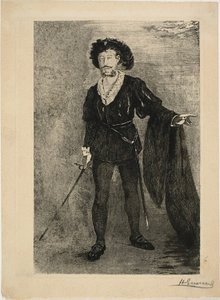 Faure dans le rôle de Hamlet - Henri Charles Guérard