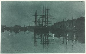 Le bassin de Dieppe - Henri Charles Guérard